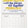 Word Art Calendar 2019 (6.5" x 8.5") 01 - Image 9
