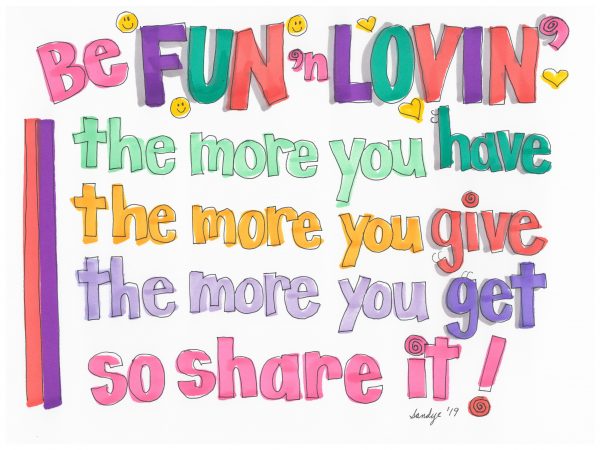 Magnet/Print -Be FUN and LOVIN'